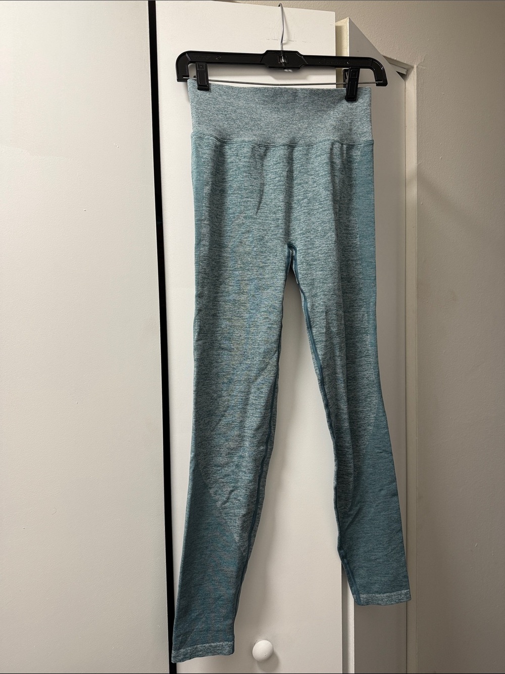 PINK Victoria's Secret Heather Teal High-Waist Leggings